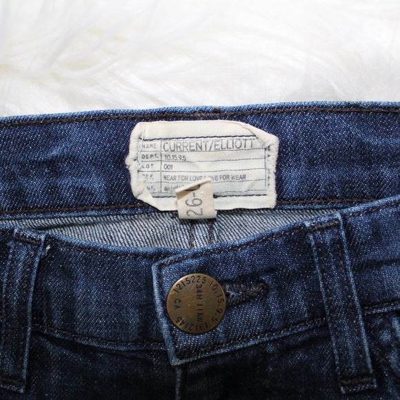 Current/Elliott Straight Jeans 26 EUC - Picture 2 of 5